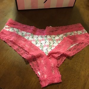 Vs Pink Flamingo Panties.